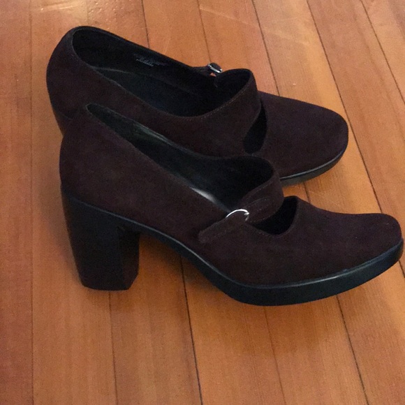 Dansko Chocolate Suede Mary Janes - Picture 3 of 5